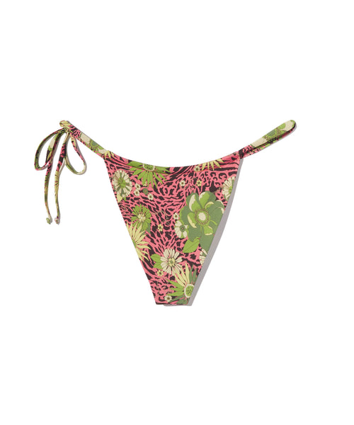 Las Olas Bottom | Pink Floral Zebra Wave