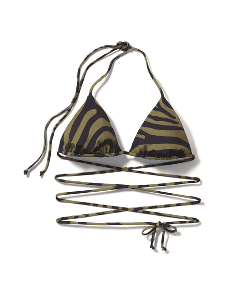 Las Olas Top | Olive Zebra