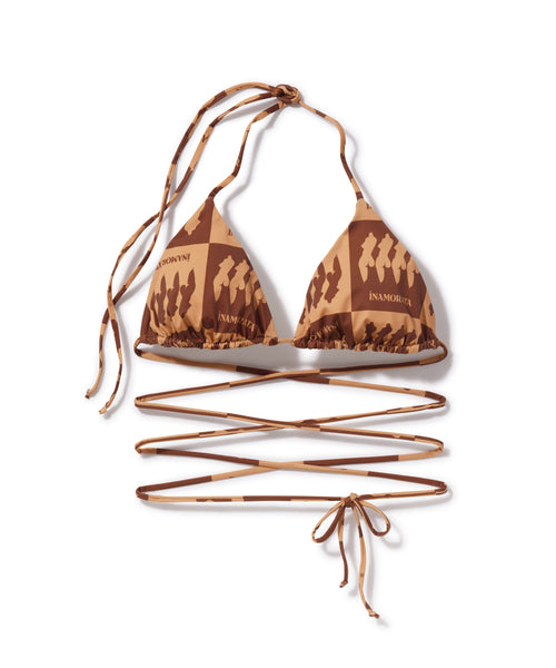 Las Olas Top | Brown Check