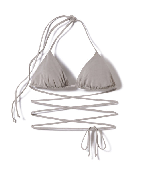 Las Olas Top Cupro | Muted Sage