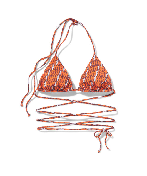 Las Olas Top | Rust Figure Stripe