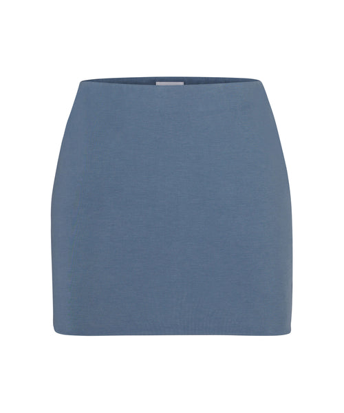 Nia Mini Skirt | Denim