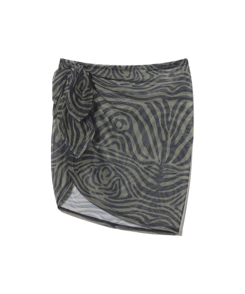 Selma Wrap | Olive Zebra