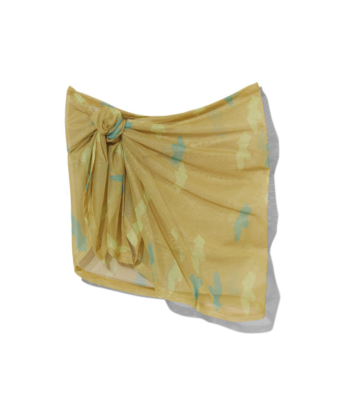 Selma Wrap | Raffia Floating Figure