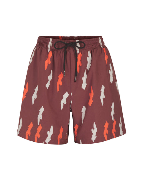 Solana Longboard | Brown Rust Floating Figure