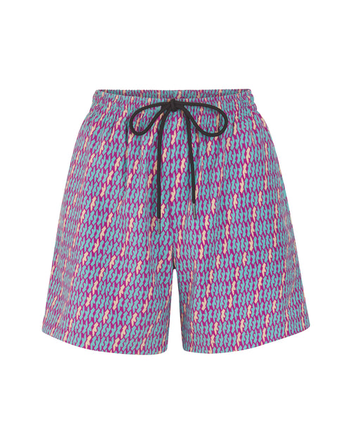 Solana Longboard | Mauve Sand Figure Stripe