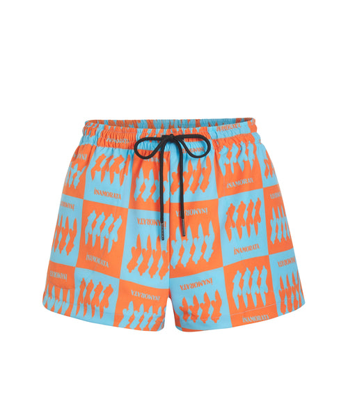 Solana Shortboard | Tangerine Check