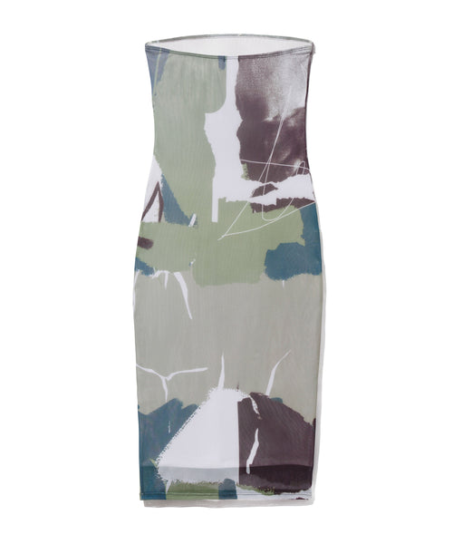 Tala Tube Dress | Teal Torso